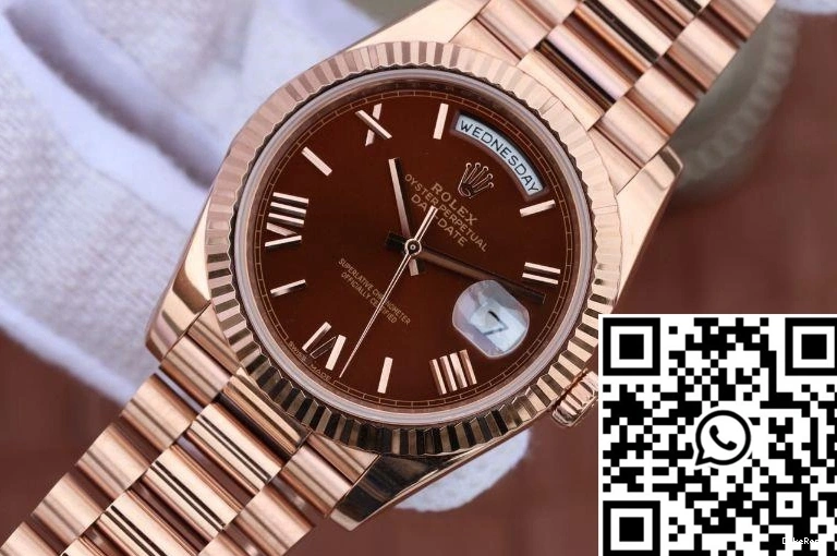 Rolex Date 40mm Factory EW 228235 Brown Day Dial 0507